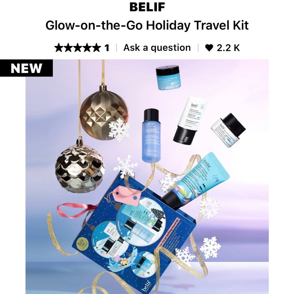 Belif travel kit